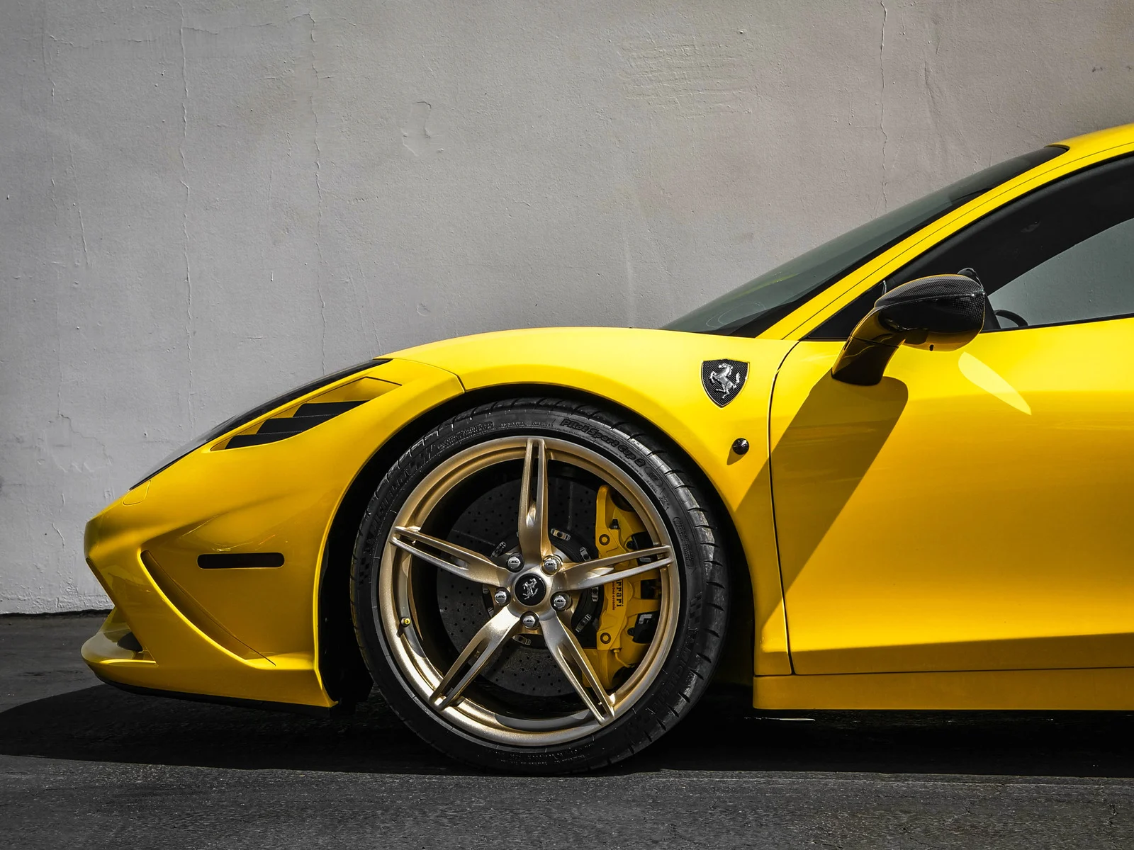 Ferrari Spider Side View