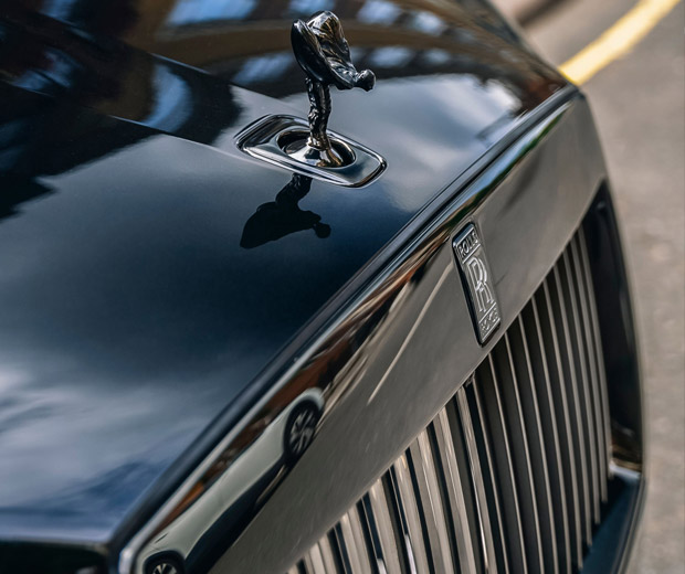 Embellished with the Rolls-Royce iconic infinity