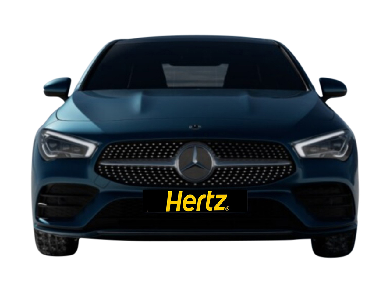 Mercedes benz CLA AMG front bonnet view