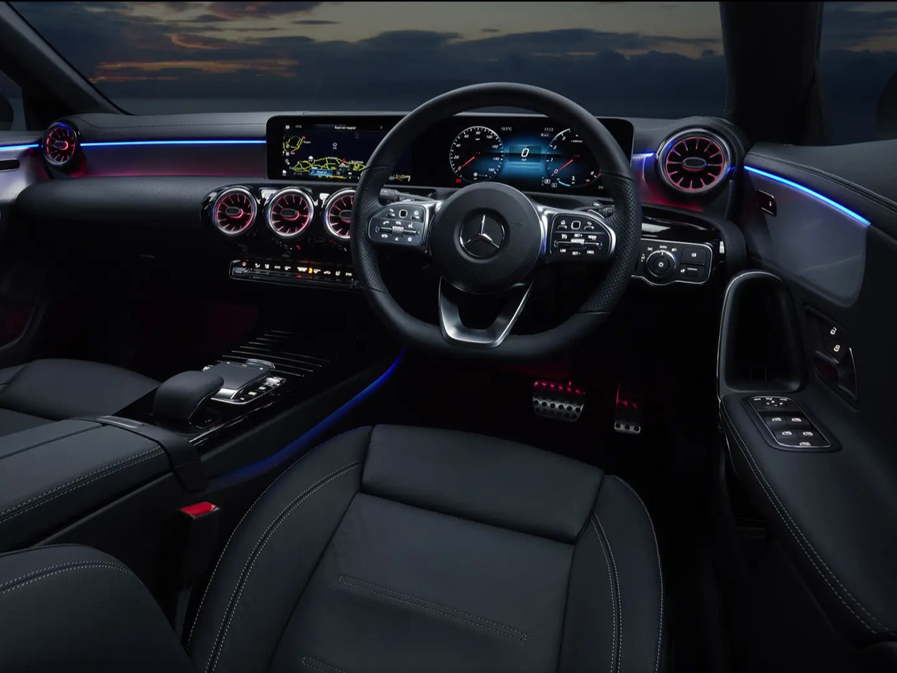 Mercedes benz CLA AMG  interiour 2 view