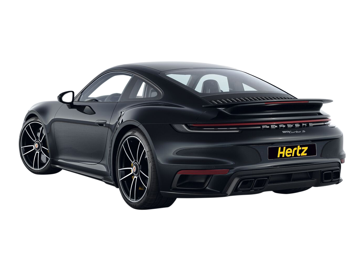 porsche 911 turbo s back profile