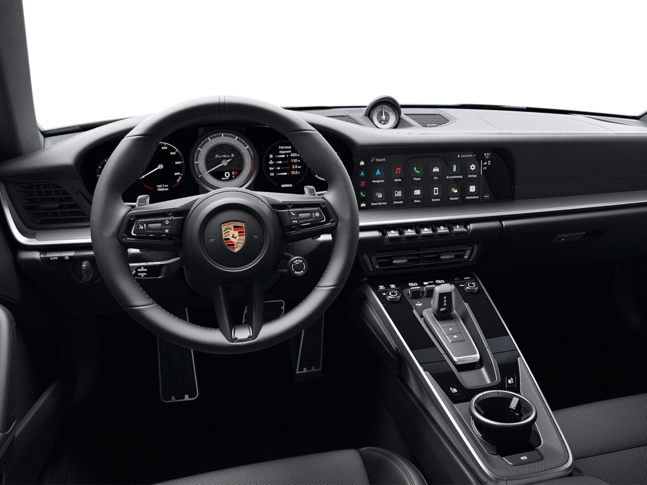 porsche 911 turbo s interior