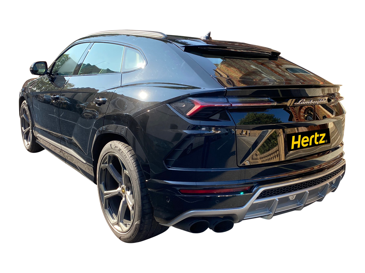 lamborghini urus back view