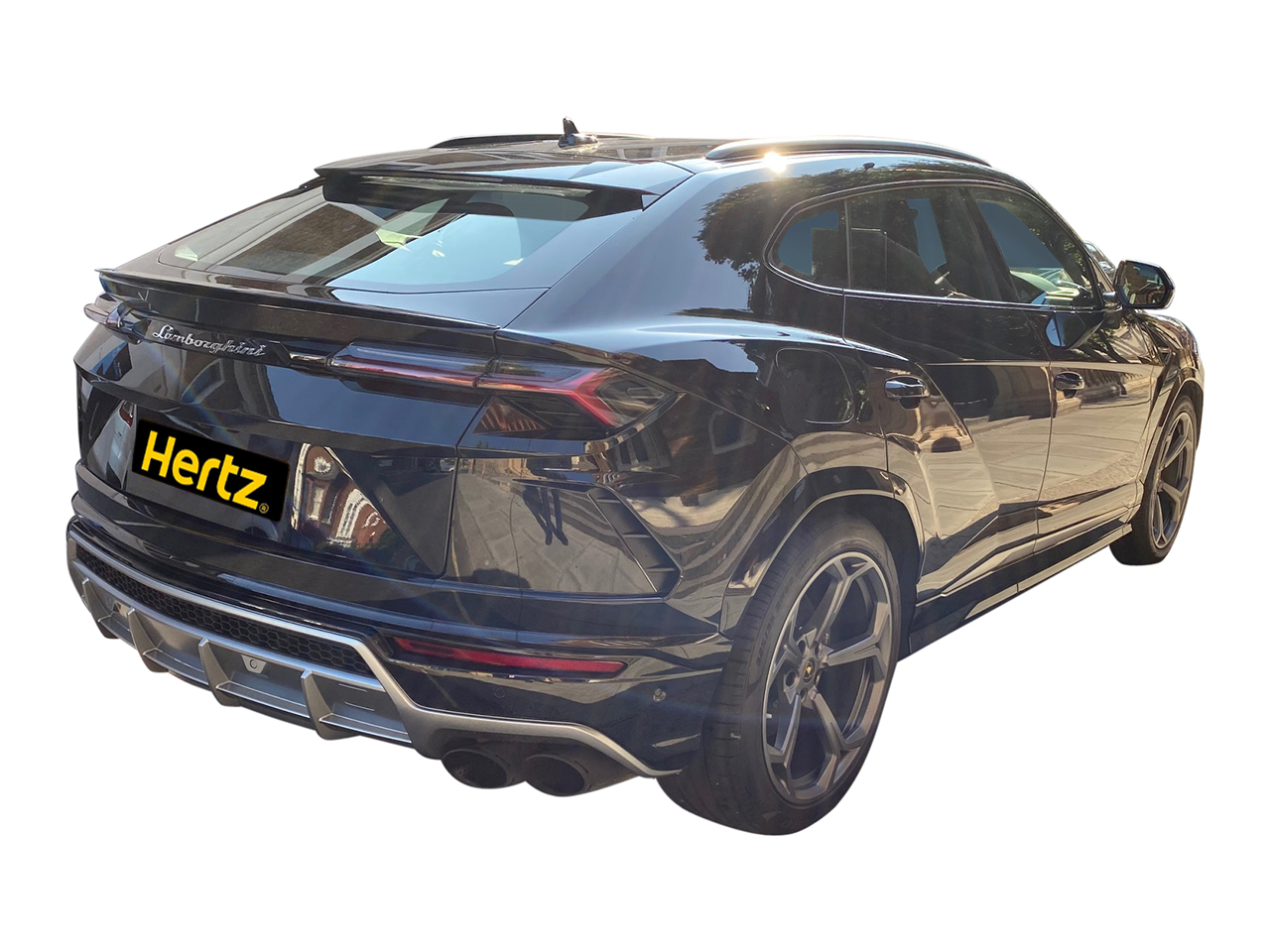 lamborghini urus back view